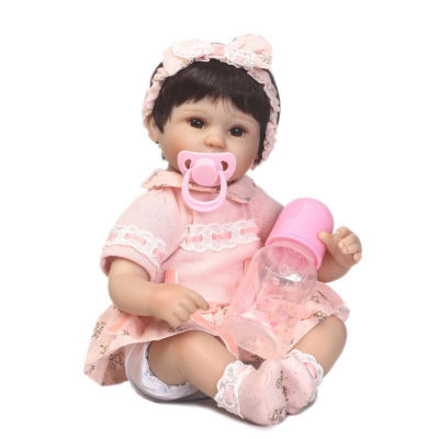 40cm Simulation BB Reborn Baby Dolls Fashion Doll with Feeding Bottle Play Toy for Kids Birthday Gifts Playmate dropshipping#20