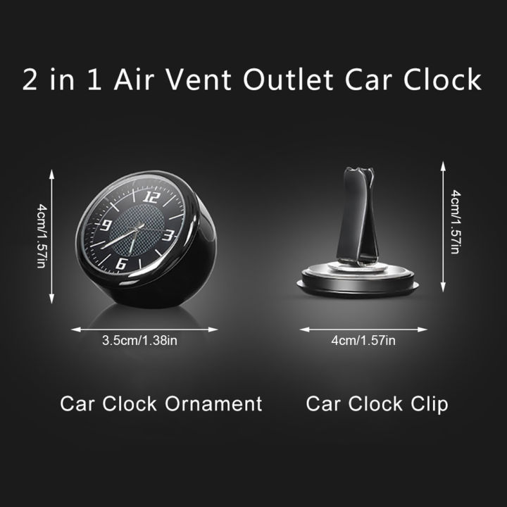 รถเครื่องประดับนาฬิกาช่องระบายอากาศ-outlet-นาฬิกามินินาฬิกาตกแต่ง-auto-dashboard-แสดงเวลานาฬิการถ-dashboard-นาฬิกาในรถ