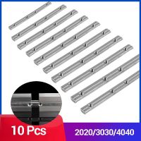 10pcs 2020 3030 4040 180 Degree Aluminium Extrusion Profile Straight Joint Inside Connector Profile Fittings Strip With M5 M6 Adhesives Tape