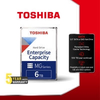 Toshiba Internal HDD (6TB) Enterprise Capacity Hard Drive – MG Series 3.5"MG 7200rpm 256MB SATA