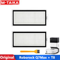 2Pcs Washable Filter สำหรับ Xiaomi Roborock Q7 , Q7 Max Q7 Max หุ่นยนต์เครื่องดูดฝุ่นอุปกรณ์เสริม Original