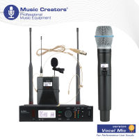 Shure ULX-D4 Penerima Sistem Mikrofon Tanpa Wayar Digital