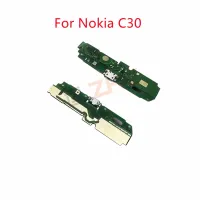 ริบบิ้นสำหรับขั้วต่อบอร์ดพีซีบีเครื่องชาร์จ USB C30 Nokia อะไหล่สำหรับซ่อมหน้าจอโทรศัพท์สายเคเบิลงอได้