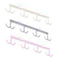 Kitchen Strong No Trace Multi-Function Wardrobe Row Hook Finishing Rack Wall Hook Key Organizer Holder Organizer Dropshipping Picture Hangers Hooks