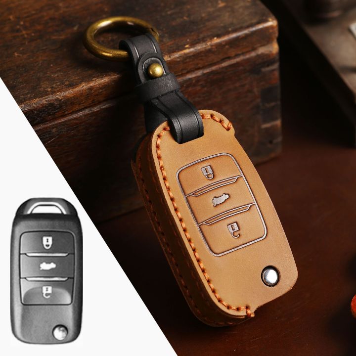 luxury-leather-key-case-cover-pouch-car-accessories-for-changan-cs15-cs35-cs55-keychain-holder-auto-keyring-shell-fob-protector