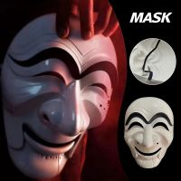 Money Heist Mask เกาหลี - Joint Economic Area คอสเพลย์ Masquerade เกาหลี Masques ฮาโลวีน Carnival Party หมวกกันน็อคครึ่งหน้า