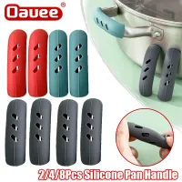 2/4/8PCS Silicone Pan Handle Cover Heat Insulation Covers Pot Ear Clip Steamer Casserole Pan Handle Holder Non-slip Kitchen Tool Other Specialty Kitch