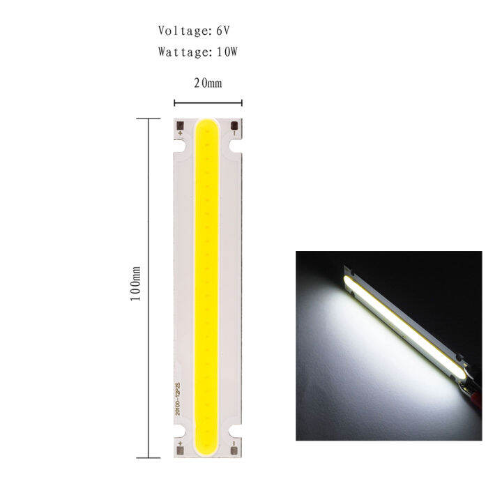 【Ready Stock】Warm/Cool White Strip Lamp DC 69V 800mA 100*20mm 5W LED