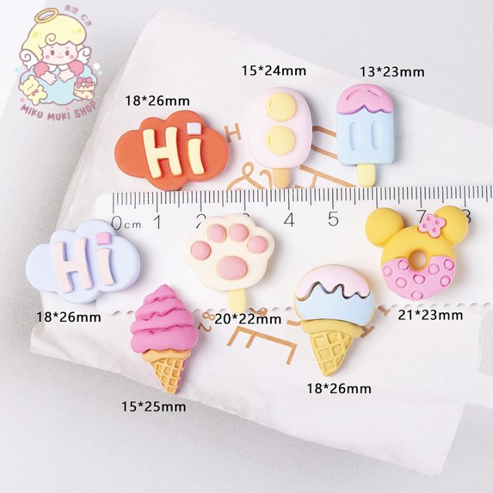 พร้อมส่ง-สติ๊กเกอร์ขนมหวานสุดน่ารัก-สติกเกอร์-diy-3d-สติ๊กเกอร์นูน-แถมกาวติด