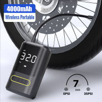 150PSI Portable Car Air Compressor 80W Electric Wireless Car Air Pump for Motorcycle Bicycle Car Tyre Inflatable Pumps