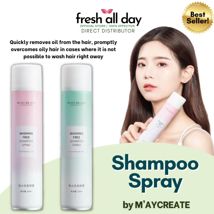 M'AYCREATE WashFree Hair Spray Dry Hair Spray WaterFree Shampoo