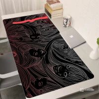 ❄∋☋ Junji Ito Xxl Mouse Pad Gaming Accessories Keyboard Alfombrillas De Ratón Soft Computer Desk Mat Pc Gamer Cabinet Mousepad Large