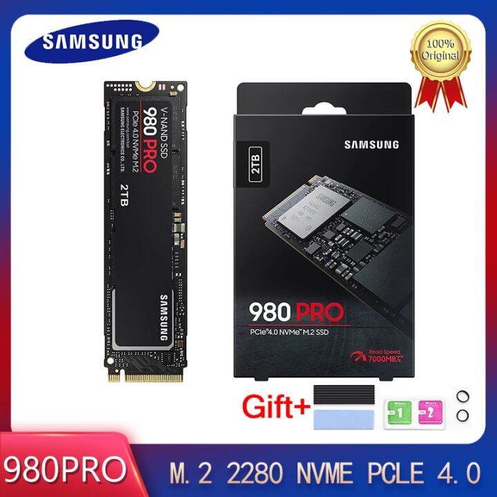 SAMSUNG 980 PRO SSD 2TB 1TB 500GB Pcie Nvme Gen 4 Gaming M.2 Internal