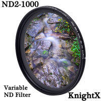 KnightX ND2 to ND1000 ND Lens Filter  dslr  49MM 52mm 55mm 58mm 67mm 77mm