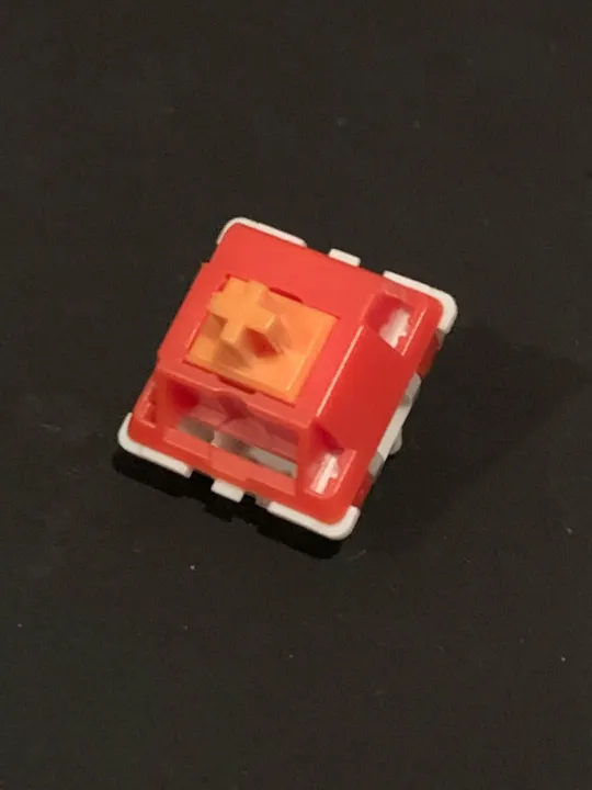 [Linear] EV-02 Switch 63.5g x1 สวิทช์จังหวะเดียวส้มแดงขาว ธีมจากการ์ตูน ...