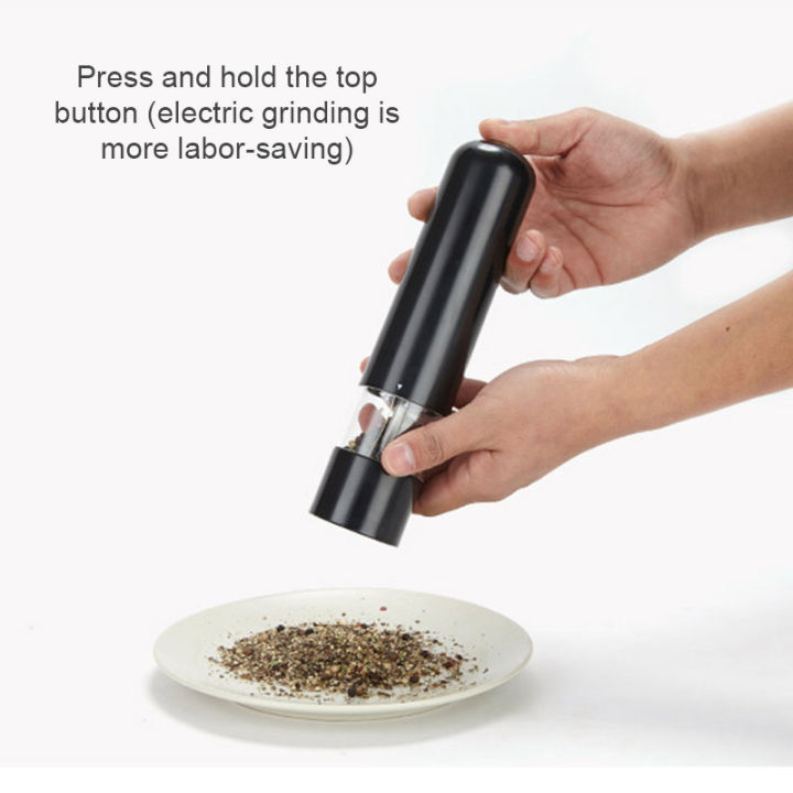electric-acrylic-adjustable-black-pepper-steak-artifact-pepper-grinder