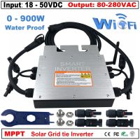 600W 700W 800W 900W MPPT Solar PV On Grid Tie Micro Inverter  Input DC18-50V Output 80V-260V Waterproof IP65 Solar On Grid