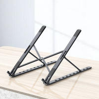 Adjustable Portable Laptop Table Stand for Macbook Air Pro 13 15 17 Aluminum Computer Cooling Pad Desk 10 Gears Laptop Riser