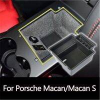 Car-Styling Accessories Center Glove Armrest Storage Box Glove Box Tray For Porsche Macan Macan S Panamera