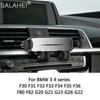 ที่จับโทรศัพท์มือถือรถแบบกราวิตี้สำหรับ BMW M3ชุด M4 F30 F31 F32 F33 F34 F36 F80รถยนต์ช่องแอร์แบบตั้งอุปกรณ์เสริมขายึด