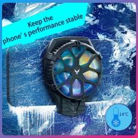 ㍿❡✈ Semiconductor Refrigeration Smart Phone Cooling Fan Portable Colorful Slow Flash Cell Phone Cool Heat Sink Mobile Phone Radiator