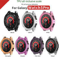 Watch Case น้ำหนักเบาที่ครอบเข้ากันได้สำหรับ Samsung Watch5 Pro 45Mm กันชนเชลล์กับขนาด