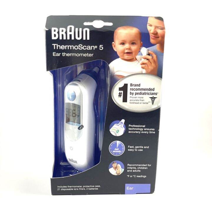 [คุ้มราคา!!!] เครื่องวัดไข้เด็ก Braun Thermoscan 5 IRT6500ของใหม่ของแท้