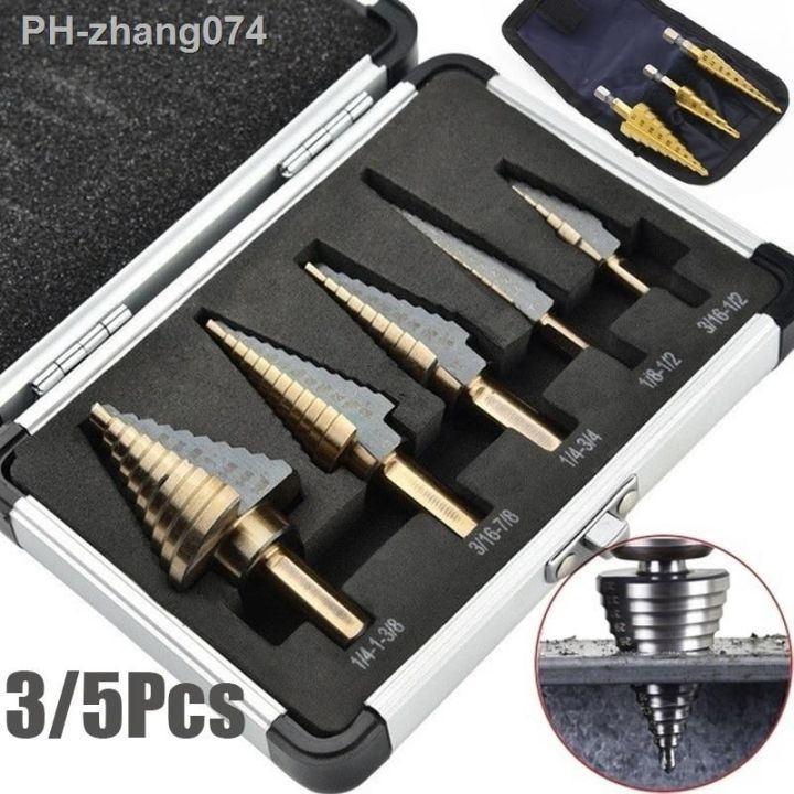 hss-4241-cobalt-multiple-hole-50-sizes-step-drill-bit-set-tools-aluminum-case-metal-drilling-tool-for-metal-wood-step-cone-drill