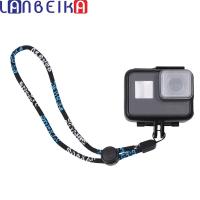 Lanbeika สายสายรัดข้อมือปรับได้เชือกเดินป่าเชือกคล้องมือสำหรับ Gopro Hero 8 7 6 5 4 Sjcam ขาตั้งกล้อง Sj4000 Monopod Accessories