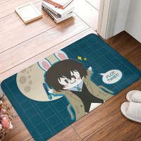 Bungou Stray Dogs Nakajima Atsushi Dazai Osamu Anti-Slip Doormat Kitchen Mat Were Bunny Dazai Hallway Carpet Welcome Rug Bedroom Nails Screws Fastener