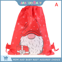 JiaShuo Baby Toy Santa claus drawstring Bag กระเป๋าเป้สะพายหลังผ้าไม่ทอแพ็คเกจท่องเที่ยว