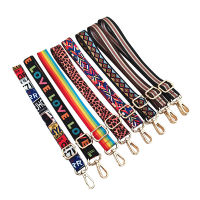 Width 2.5cm Adjustable Bag Strap Bag Part Accessories for Handbags Belt DIY Rainbow Shoulder Strap Replacement Purse Strap for B