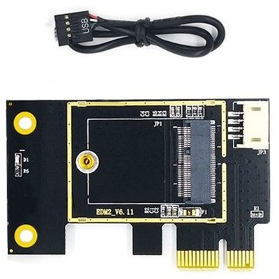 NGFF M.2 to PCIE Wireless Network Card Adapter Card Supports 7260 8265 1650 1675X AX200 AX210 Network Card