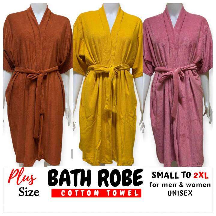 BathRobe Absorbent / Bath Robe cotton Can fit small up to 2XL Bath