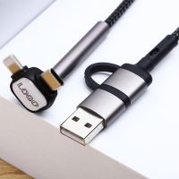 4 in 1 Retractable Charging Cable USB to 8 pin typec adapter Cable for iOS Type C male to male USB 3A Fast Charger data Cable