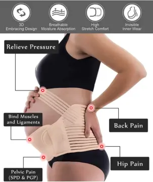 NiceBorn 3 IN 1 Postpartum Support Recovery Belly Band”>