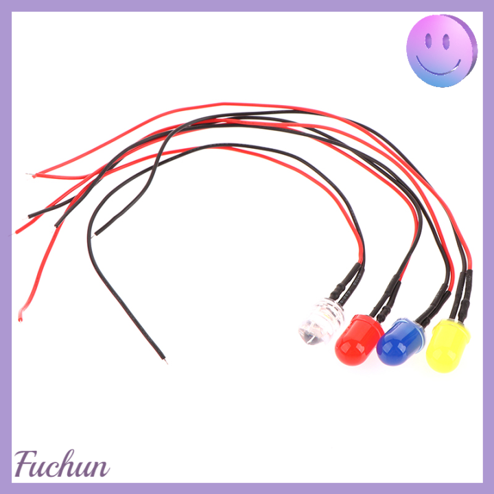 fuchun-ไฟ-led-แบบสายคงที่12v-10มม-หลอดไฟโคมไฟแอลอีดีสว่างเป็นพิเศษหลอดไฟไฟตกแต่งในสวน10ชิ้น