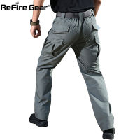 ReFire Gear New Tactical Cargo Pant Men SWAT Solid Combat Army Military Trousers Male Casual Autumn IX2 Cotton Many Pockets Pant