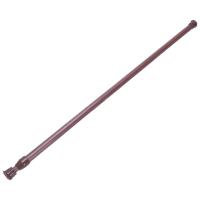 Extendable Telescopic Spring Loaded Net Voile Tension Curtain Rail Pole Rods,55-90Cm,Wood color