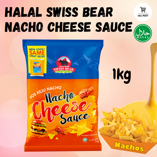 Halal Swiss Bear Nacho Cheese Sauce 1KG Kerry Nacho Cheese Powder for