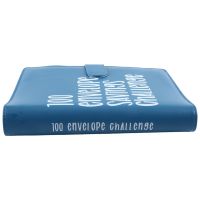 100 Envelope Challenge Binder, Savings Challenges Binder, Budget Binder, Easy and Fun Way to SaveMoney(Blue)