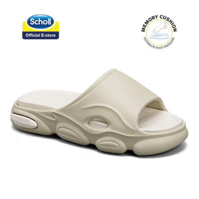 Scholl รองเท้าสกอลล์-บเรทอัน Breton รองเท้าแตะแบบสวม สำหรับผู้ชายและผู้หญิง รองเท้าสุขภาพ นุ่มสบาย กระจายน้ำหนัก Unisex Comfort Sandals Slides cnb