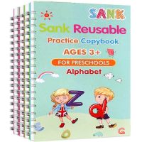 【cw】 New style Sank Practice Copybook Groove Reusable Writing English Book for Kid Calligraphy Wipe-free Children !