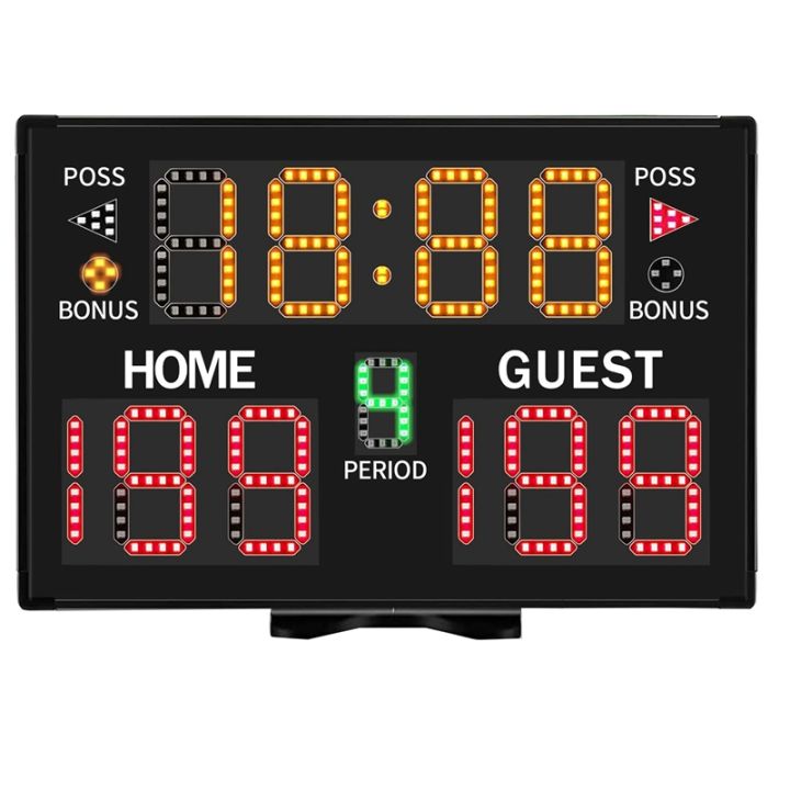 Digital Basketball Scoreboard - 8' Wide Basketball Scoreboard