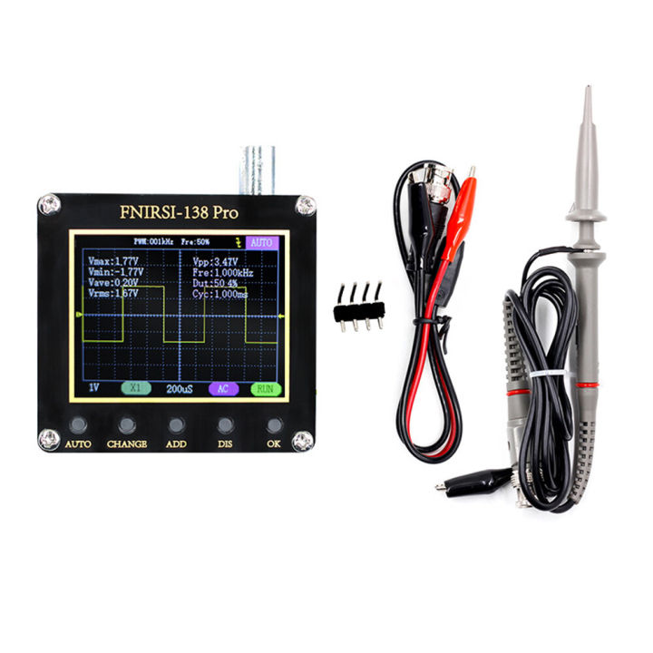 pcbfun-เครื่องแสดงคลื่นกระแสไฟฟ้าดิจิตอลมือถือขนาดเล็ก-fnirsi-138-ไม่มีแบตเตอรี่