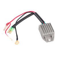 Voltage Regulator Rectifier Aluminium Alloy Voltage Regulator Rectifier for 2 Stroke 15HP Outboard Motor Electrical Circuitry  Parts