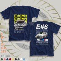 Bmw E46 STANCE M3รุ่นรถเสื้อยืด ตำนานรถแข่งยานยนต์ Distro เสื้อผ้า