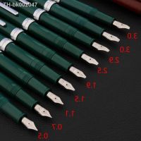 ▲ Jinhao 992 Green Silver Clip Gothic Parallel Art Body Flat Tip Vinyl Calligraphy Fountain Pen