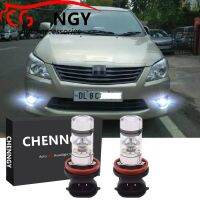 ชุดหลอดไฟตัดหมอก LED สําหรับ Toyota Innova V G J E 2012-2015 - 6000K 9-32V 1 คู่