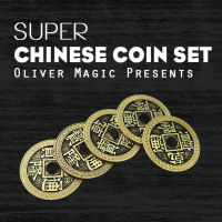 Super Chinese Coin Set (Qianlong, Morgan Size) Magic Tricks Coin ปรากฏ Vanish Magia Close Up Illusions Gimmick Props Mentalism